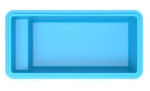 Piscina de Fibra 3.05x1.55x80