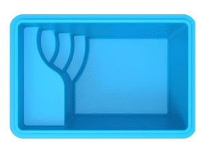 Piscina de Fibra 4x2.20x1.30
