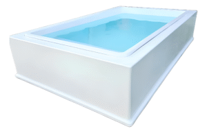 Piscina de Fibra Com Deck 2.5x1.5x55