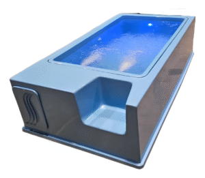 Piscina de Fibra Com Deck 2.5x1.5x80