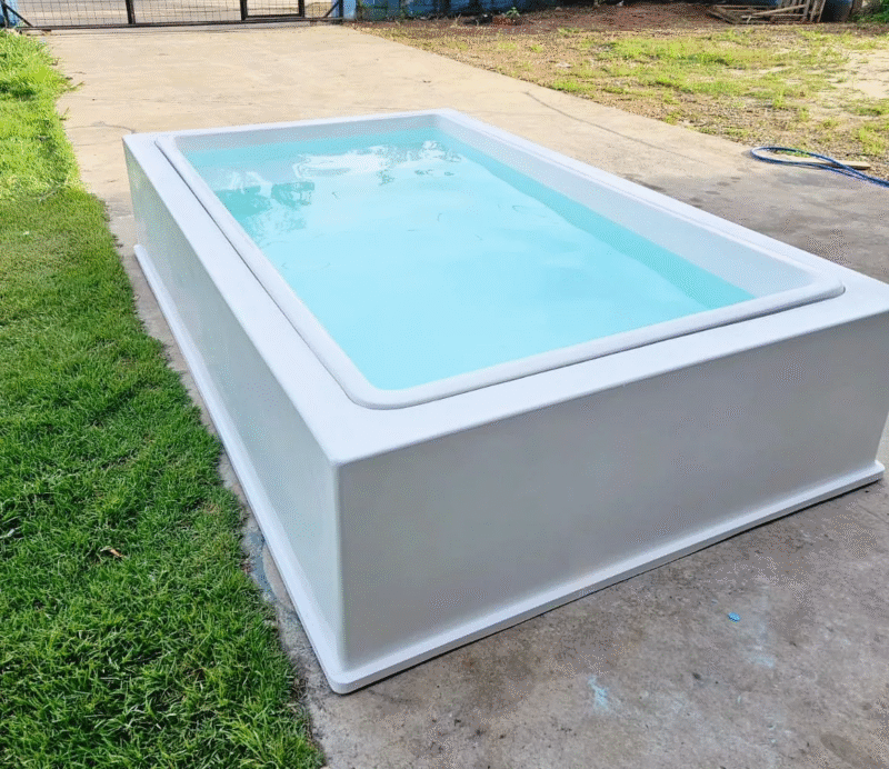 Piscina de Fibra Com Deck 2.5x1.5x55 - Imagem 2