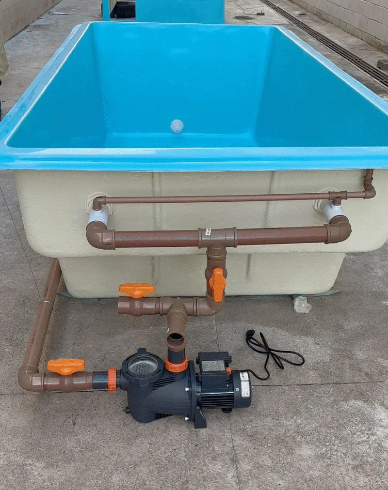 Piscina de Fibra Com Deck 3.5x1.5x80 - Imagem 2